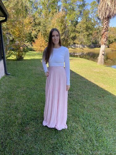 Customer photo review of Brigitte Brianna Paradise Maxi Skirt