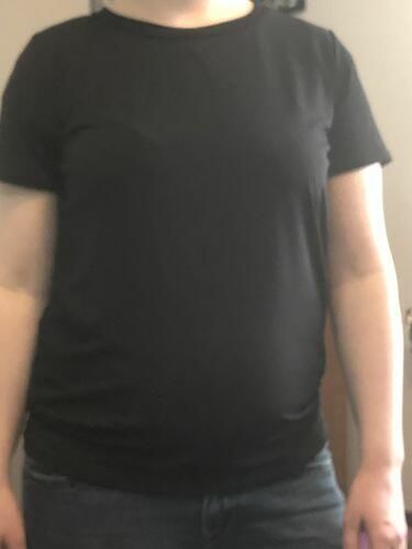 Customer photo review of Brigitte Brianna Crew Neck Tee