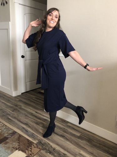 Customer photo review of Brigitte Brianna Monaco Dress
