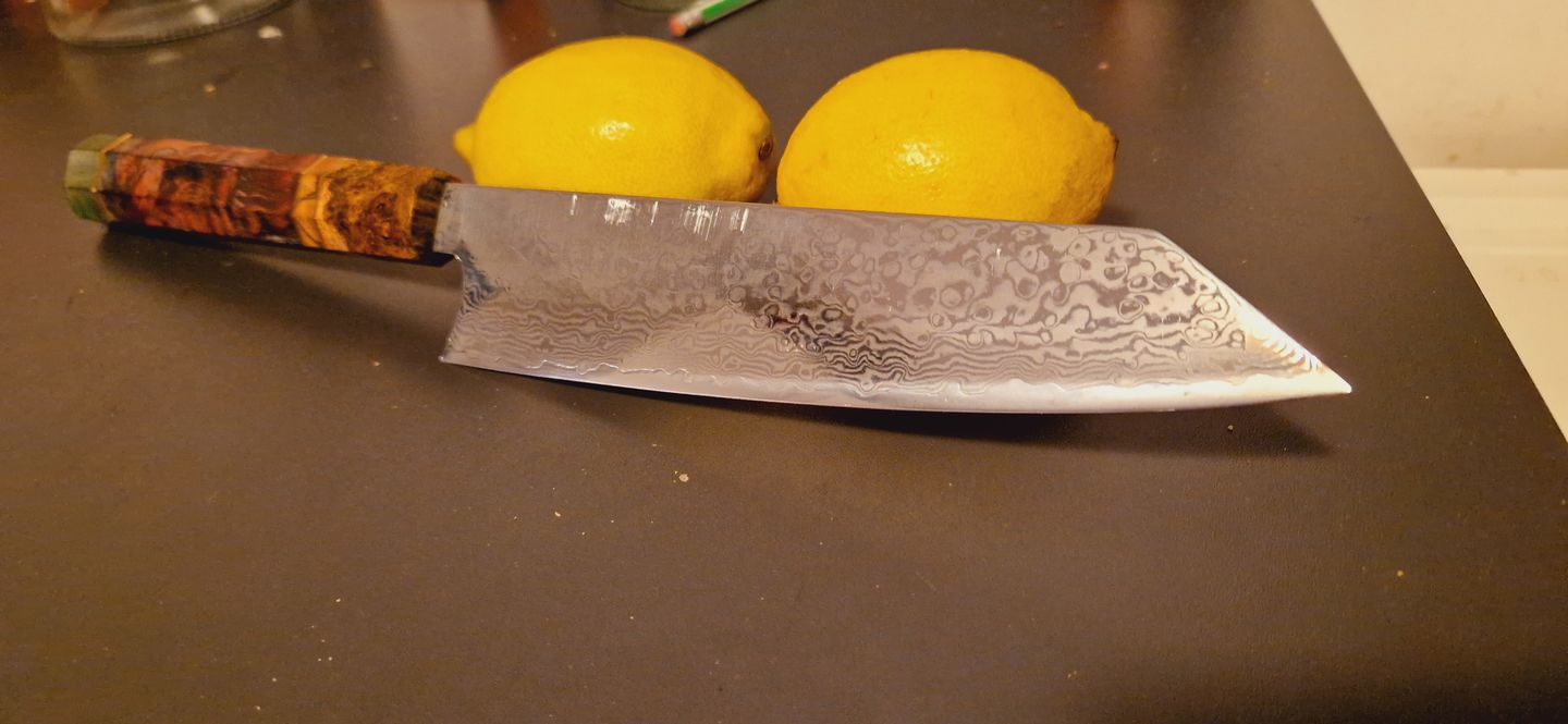 Customer photo review of Damast Gyuto