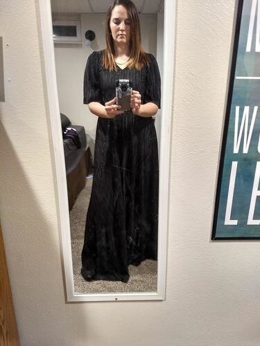 Customer photo review of Brigitte Brianna Splendor Dress