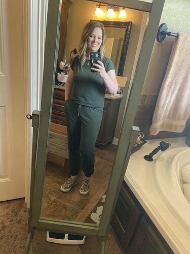 Customer photo review of Brigitte Brianna Everyday Tee