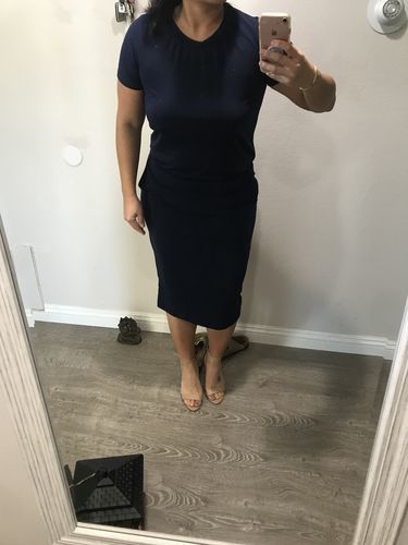 Customer photo review of Brigitte Brianna Leisure Dress