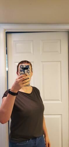 Customer photo review of Brigitte Brianna Everyday Tee