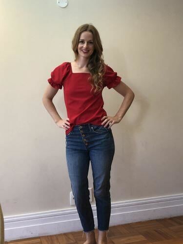 Customer photo review of Brigitte Brianna Picnic Top