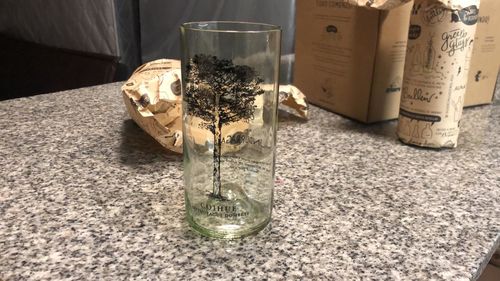 Customer photo review of Juego de 6 Vasos Árboles de Chile