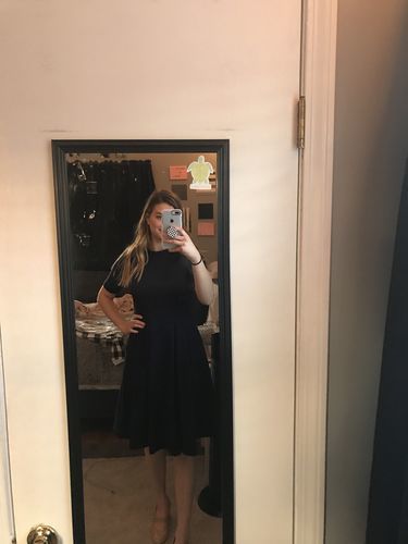Customer photo review of Brigitte Brianna Swing Dress