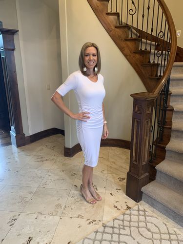 Customer photo review of Brigitte Brianna Lounge Dress