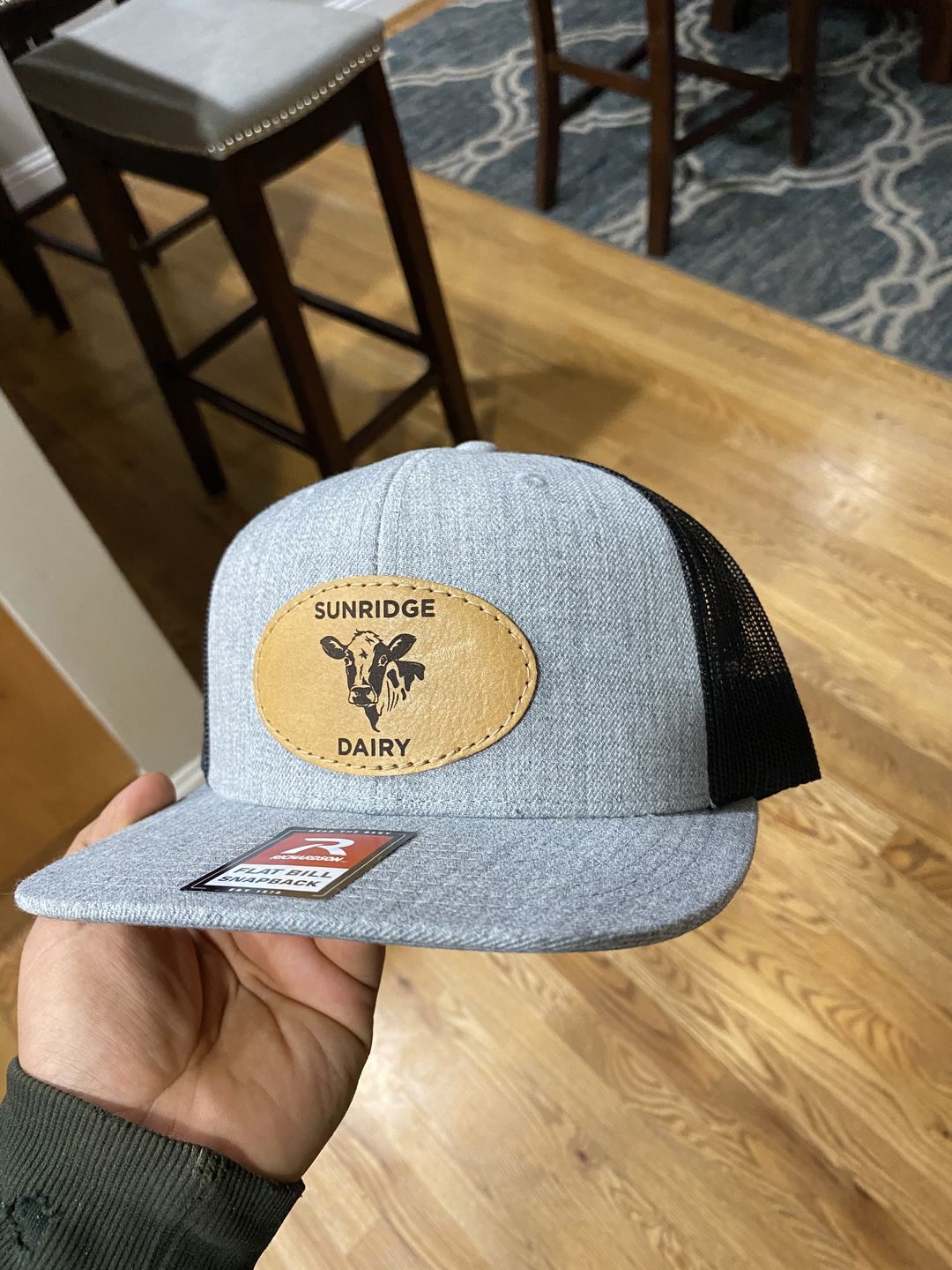 Customer photo review of Richardson 511 Custom Leather Patch Hat