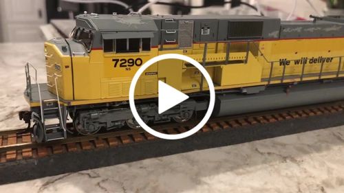 Customer video review of Athearn ATHG27368 HO G2 SD90MAC w/DCC & Sound, NS #7290