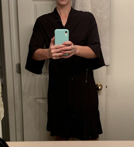 Customer photo review of Brigitte Brianna Luxury Robe
