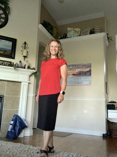 Customer photo review of Brigitte Brianna Dream Skirt