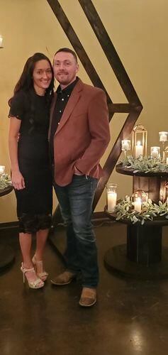 Customer photo review of Brigitte Brianna Regal Dress