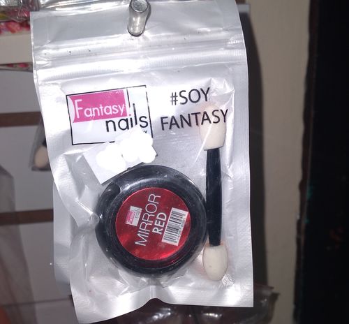 Customer photo review of Efecto Espejo Rojo #14 Fantasy Nails