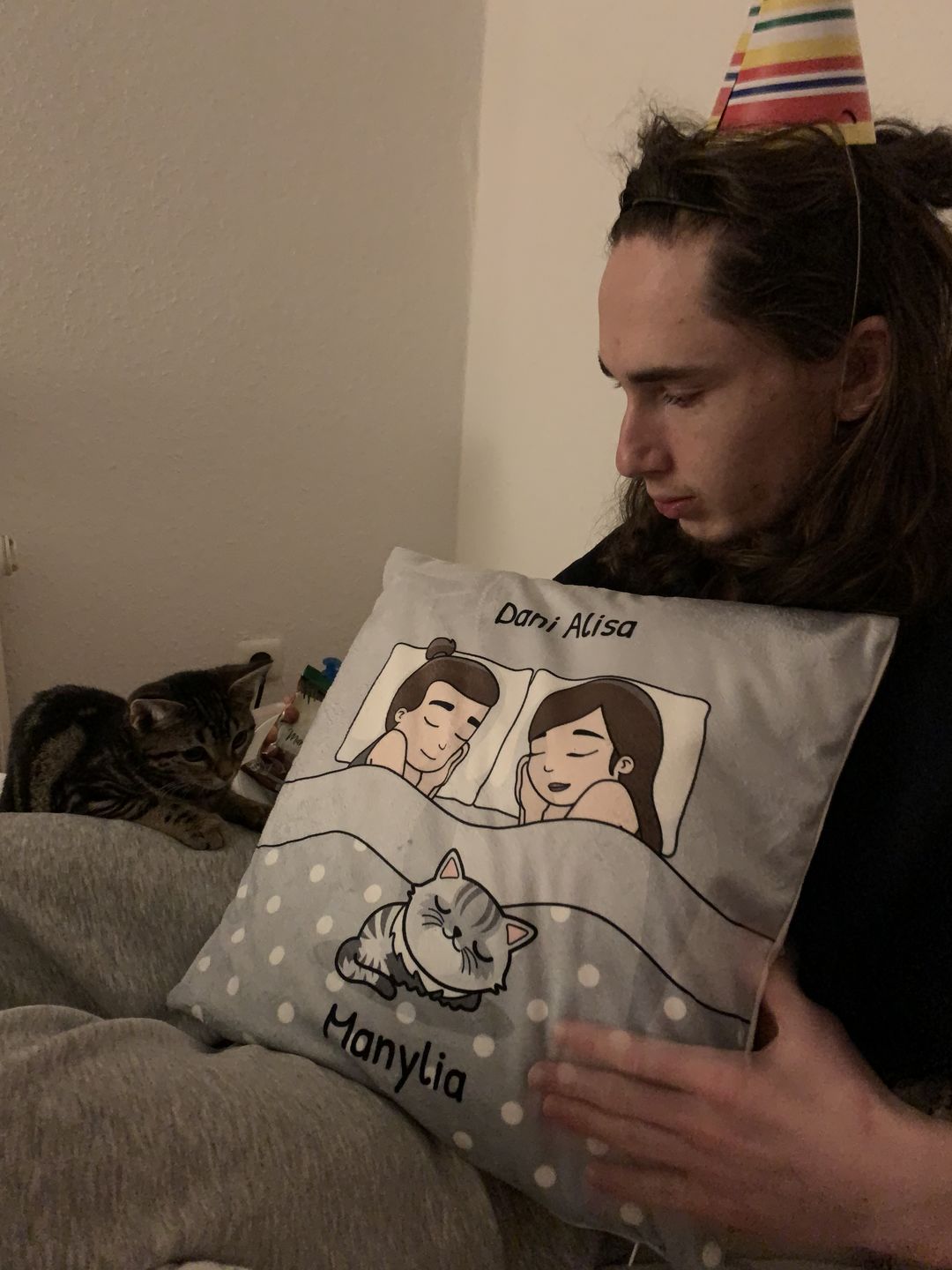 Customer photo review of Kuschelzeit mit Fellnasen - Individuelles Kissen