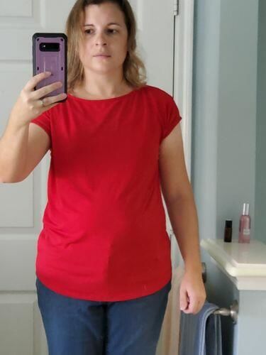 Customer photo review of Brigitte Brianna Everyday Tee