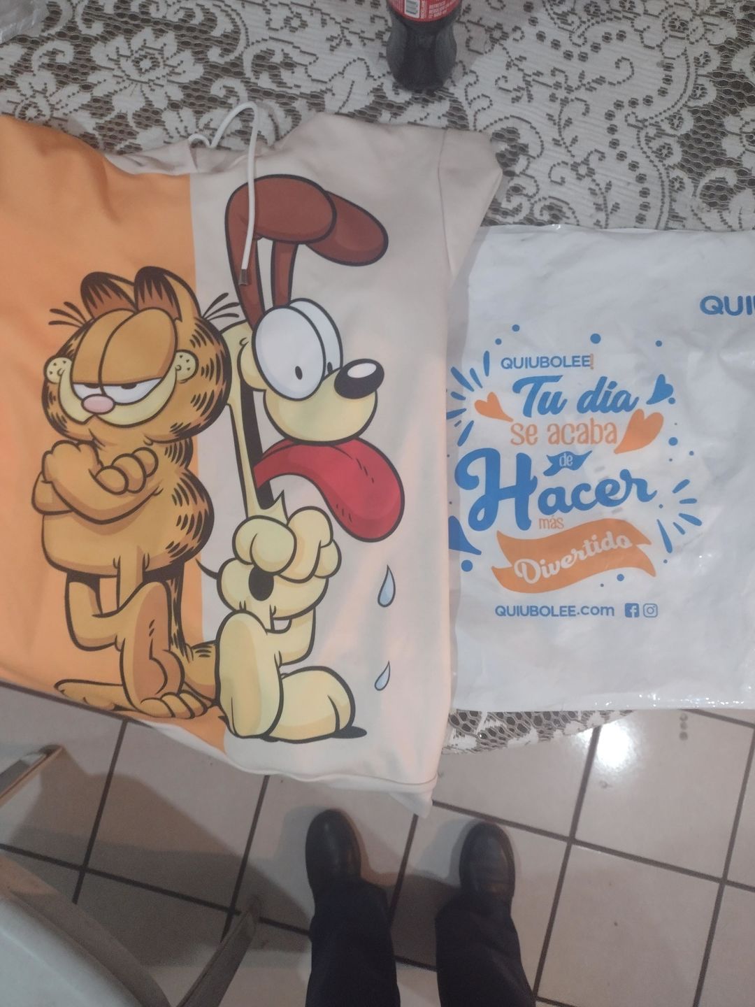 Customer photo review of Sudadera Garfield y Odie Duo