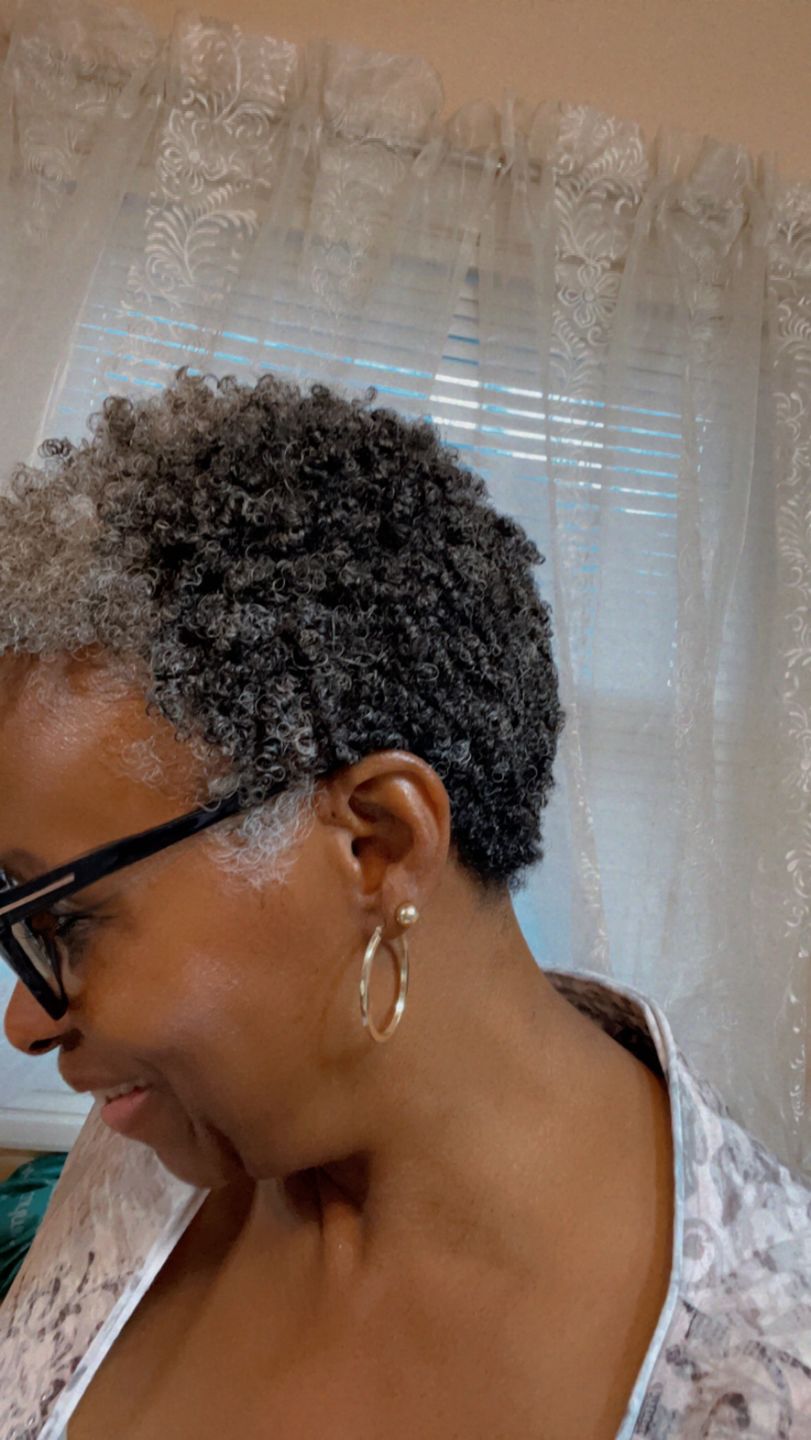Customer photo review of Wash and Go System with Heavy Hold for Curly Hair
