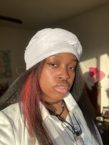 Customer photo review of 11A Kinky Straight Bundle