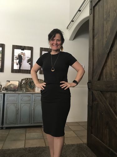 Customer photo review of Brigitte Brianna Leisure Dress