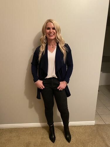 Customer photo review of Brigitte Brianna Voyage Cardigan