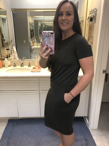 Customer photo review of Brigitte Brianna Leisure Dress