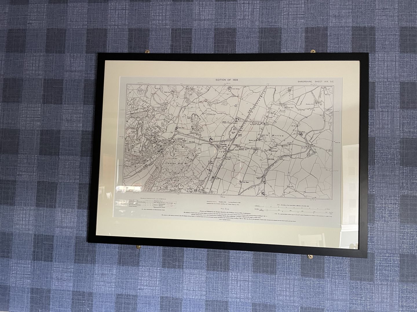 Customer photo review of Personalized Old Map (USA) - Make Your Own 1800s and 1900s USGS Topo Zipcode Map