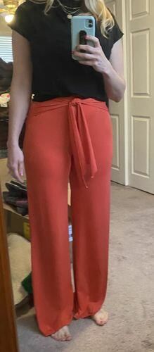 Customer photo review of Brigitte Brianna Aloha Tie Pants