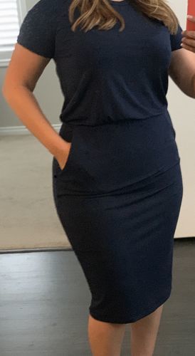 Customer photo review of Brigitte Brianna Leisure Dress