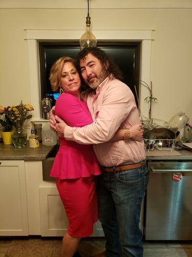 Customer photo review of Brigitte Brianna Peplum Dress