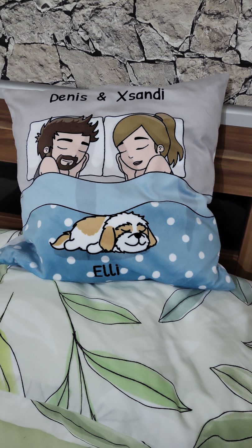 Customer photo review of Kuschelzeit mit Fellnasen - Individuelles Kissen