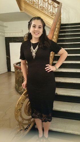 Customer photo review of Brigitte Brianna Regal Dress