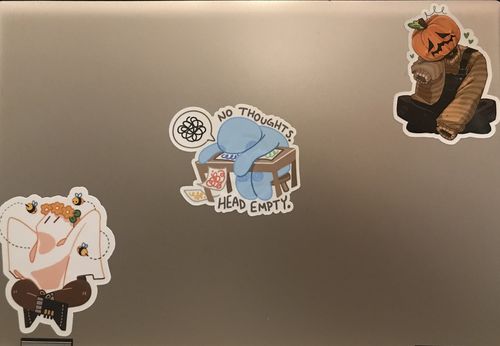 Customer photo review of Art Block Stickers