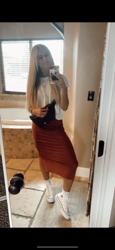 Customer photo review of Brigitte Brianna Motion Tee