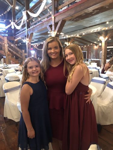 Customer photo review of Brigitte Brianna Peplum Dress