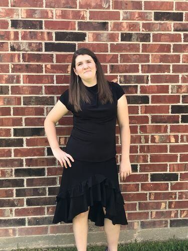 Customer photo review of Brigitte Brianna Frill Skirt *Final Sale*