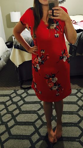 Customer photo review of Brigitte Brianna Day-to-Day Pocket Dress