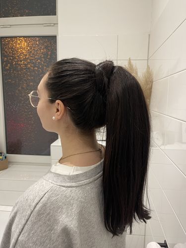 Customer photo review of Ponytail Extension