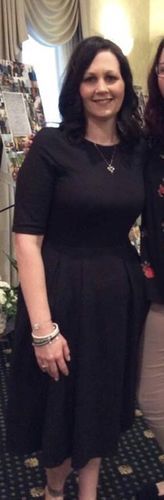 Customer photo review of Brigitte Brianna Swing Dress