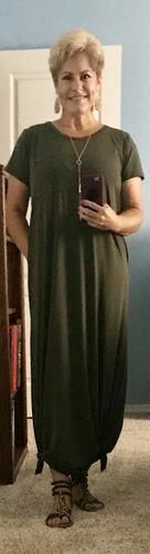 Customer photo review of Brigitte Brianna Pocket Maxi Dress