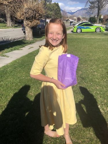 Customer photo review of Brigitte Brianna Swing Dress