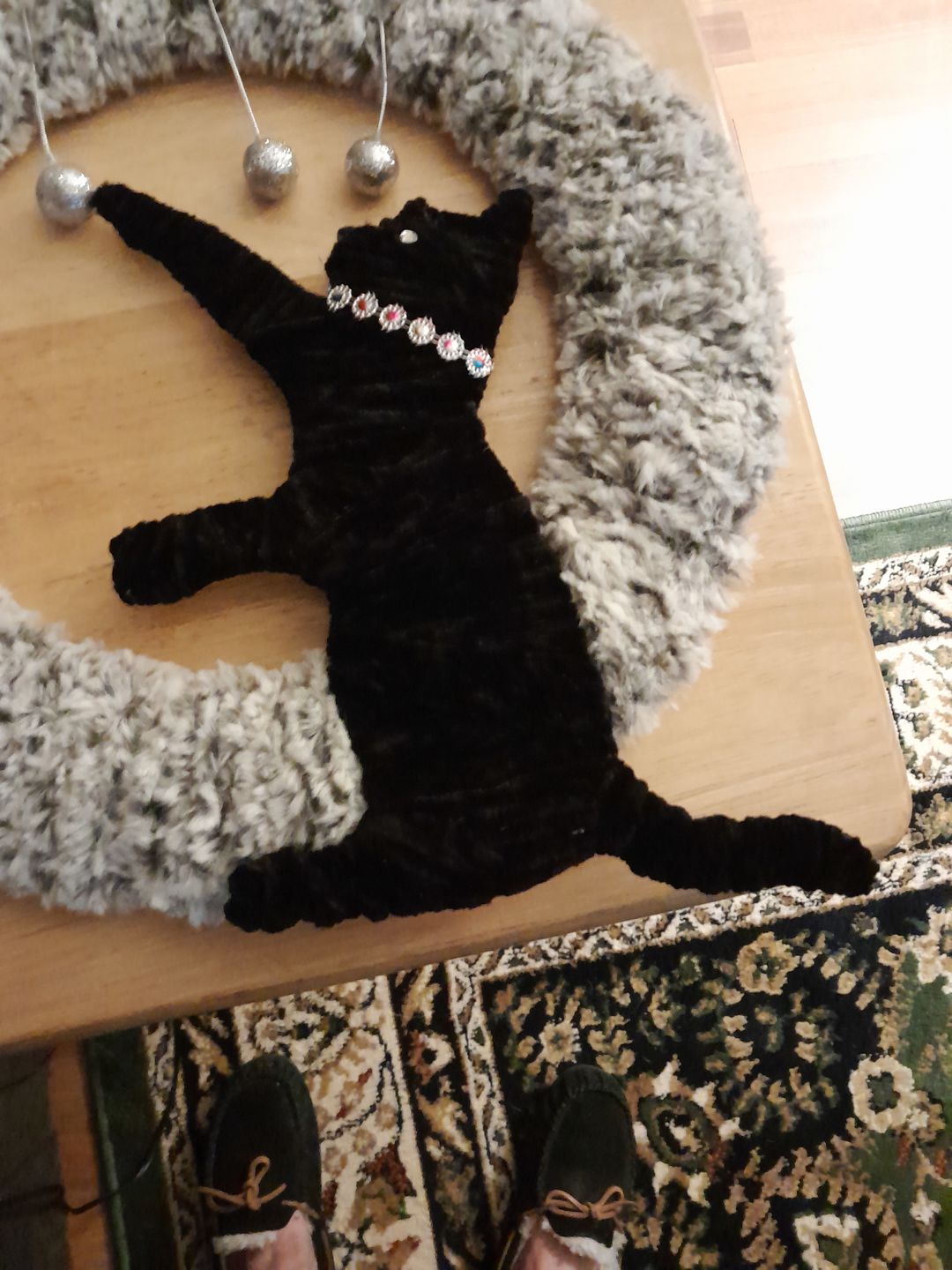 Customer photo review of Unfinished Wood Playing Cat Shape - Craft - up to 36"