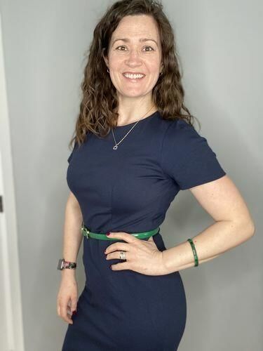 Customer photo review of Brigitte Brianna Little Black Dress