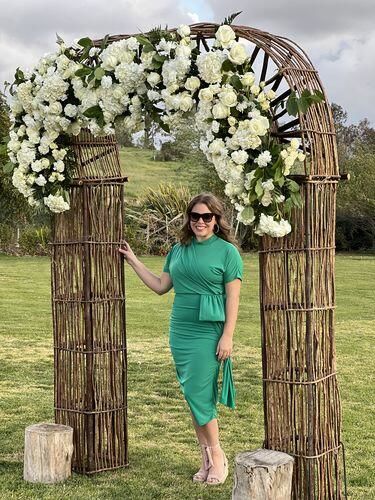 Customer photo review of Brigitte Brianna Cleo Dress