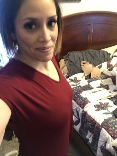 Customer photo review of Brigitte Brianna Day-to-Day Pocket Dress