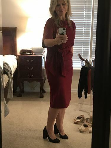 Customer photo review of Brigitte Brianna Monaco Dress