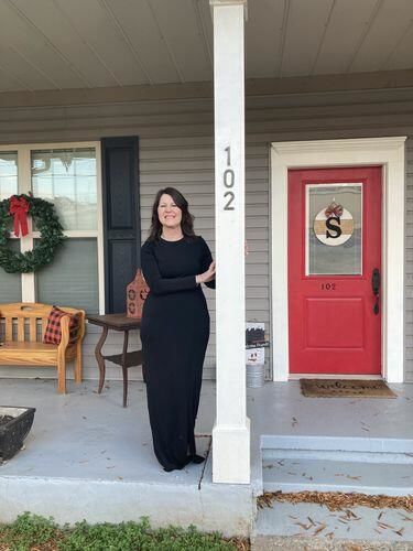 Customer photo review of Brigitte Brianna Black Tie Event Dress