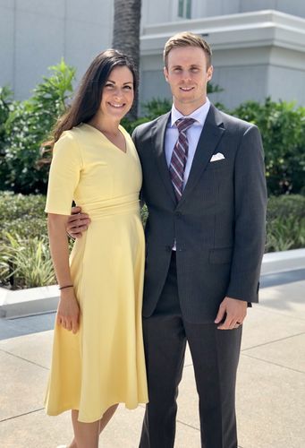 Customer photo review of Brigitte Brianna V-Neck Gala Dress