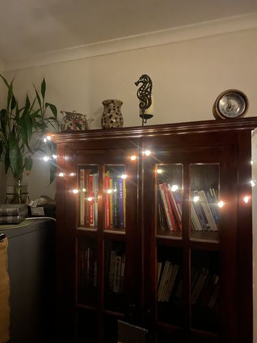 Customer photo review of Crystal Fairy String Lights - Citrine