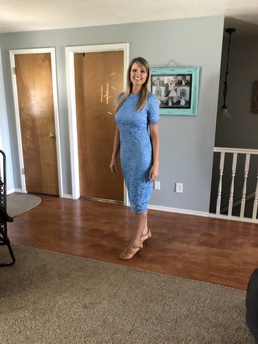 Customer photo review of Brigitte Brianna Regal Dress
